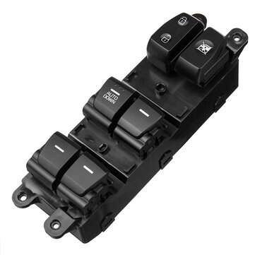 1pc Window Control Switch With Auto-Down Button Fit Front Left For Hyundai Creta IX25 2014-2020 #935