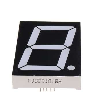 1Pcs 23101BH 2.3 inch LED Digital Tube One-digit Common Anode Bright Red Light