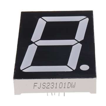 1Pcs 23101BW 2.3inch LED Digital Tube One-digit Common Anode White Light