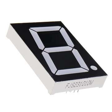 1Pcs 23101BW 2.3inch LED Digital Tube One-digit Common Anode White Light