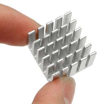 1pcs 20x20x15mm DIY CPU IC Chip Heat Sink Extruded Cooler Aluminum Heat Sink