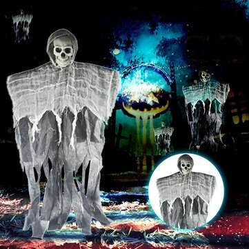 1PCS 70x45cm Halloween Skull Hanging Ghost Props Decoration Props