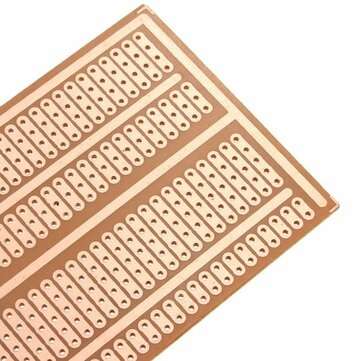 1pcs 5X10cm Single Side Copper Prototype Paper PCB Breadboard 2-3-5 Joint Hole