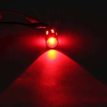 1Pcs 7W 1156 BA15S LED Car Turn Signal Lights Bulb Lamp Red with Lens DC 12V