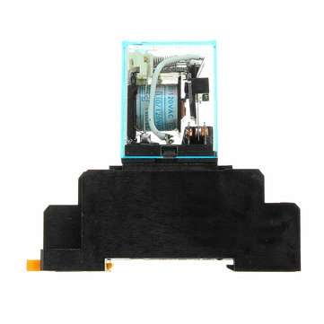 1Pcs AC110V Coil Power Relay LY2NJ JQX-13F DPDT 8 Pin PTF08A With Socket Base