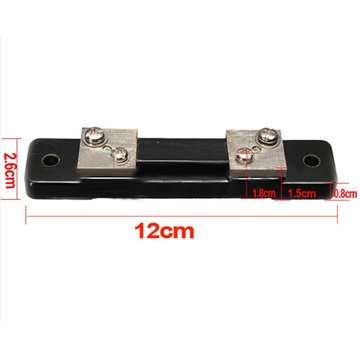 1PCS FL-2 50A 75MV DC Current Shunt Resistor For Ampere Panel Meter