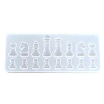 Crystal Chess Silicone Mold for DIY Ornament Resin Casting Craft Mould Tool