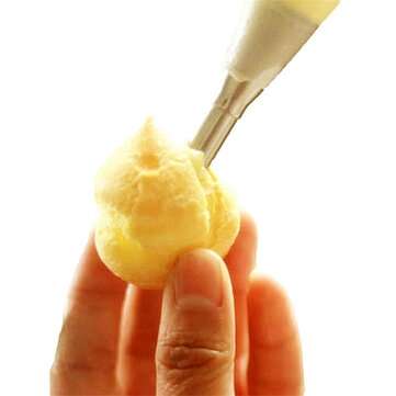 1Pcs High Quality Puffs Cream Icing Piping Nozzle Tip Stainless Steel Long Puff Nozzle Tip Decoratin