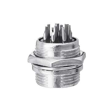 1Set GX16-9 Pin Male And Female Diameter 16mm Wire Panel Connector GX16 Circular Aviation Connector