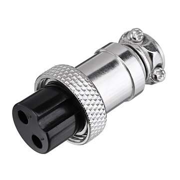 1Set GX16-2 Pin Male And Female Diameter 16mm Wire Panel Connector GX16 Circular Aviation Connector