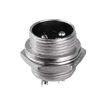 1Set GX16-2 Pin Male And Female Diameter 16mm Wire Panel Connector GX16 Circular Aviation Connector