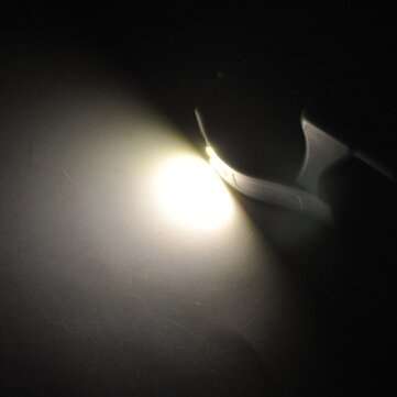 1X 3X 5X 10X LUSTREON Battery Powered Hinge LED Night Light F... (QUANTITY: 1PC | COLOR.: WARMWHITE)