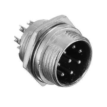 1Set GX16-8 Pin Male And Female Diameter 16mm Wire Panel Connector GX16 Circular Aviation Connector