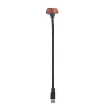 1W Flexible USB Wood LED Reading Lamp Night Light for Computer... (LIGHT: WARMLIGHT | COLOR.: BLACK)