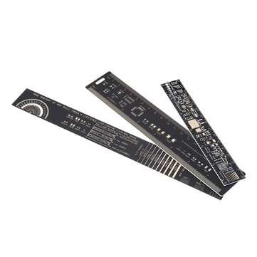 1Set 15cm 20cm 25cm Multifunctional PCB Ruler Measuring Tool Resistor Capacitor Chip IC SMD Diode Tr