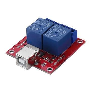 2 Channel 5V HID Driverless USB Relay USB Control Switch Computer Control Switch PC Intelligent Cont