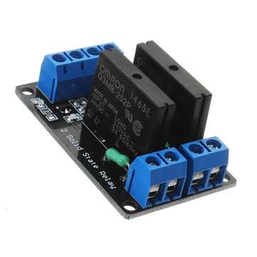 2 Channel DC 24V Relay Module Solid State High and low Level Trigger 240V2A (MODE: LOWLEVEL)