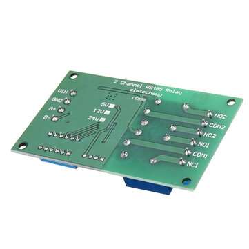2 Channel RS485 Relay Board UART Serial Port Switch Module Modbus Remote Control for PLC Smart Home