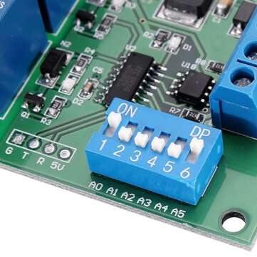 2 Channel RS485 Relay Board UART Serial Port Switch Module Modbus Remote Control for PLC Smart Home