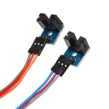 2 Channel Speed Sensor Module Counting Motor Speed Controller Measuring Slot Type Optocoupler Module