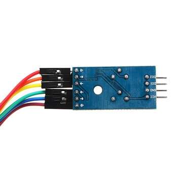 2 Channel Speed Sensor Module Counting Motor Speed Controller Measuring Slot Type Optocoupler Module