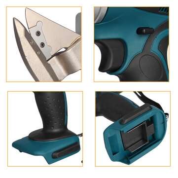 2 Gears Electric Cordless Iron Scissors Metal Cutting Tool Iron Shear W/ LED Light For Makita Batter