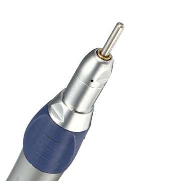 2 Holes Dental Slow Low Speed Handpiece Complete Contra Angle Push Button Tools Kit