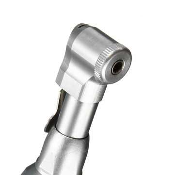 2 Holes Dental Slow Low Speed Handpiece Complete Contra Angle Push Button Tools Kit