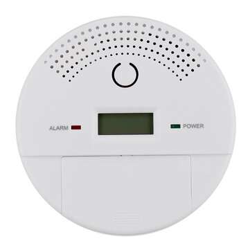 2 IN 1 Carbon Monoxide Smoke Alarm Sensor Toxic Gas Leak Detection Alarm