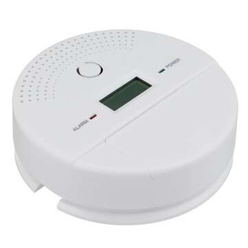 2 IN 1 Carbon Monoxide Smoke Alarm Sensor Toxic Gas Leak Detection Alarm