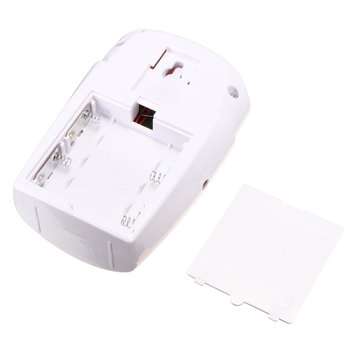2 In 1 Motion Wireless Infrared Security Alarm Chime Alarm Home Detector with Remote Control+Holder