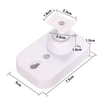 2 In 1 Motion Wireless Infrared Security Alarm Chime Alarm Home Detector with Remote Control+Holder