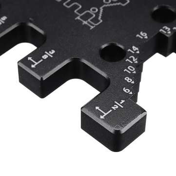 2 In 1 Mortise and Tenon Router Template Jig Miter Gauge Fence Box Jig Gauge Table Saw Step Height D