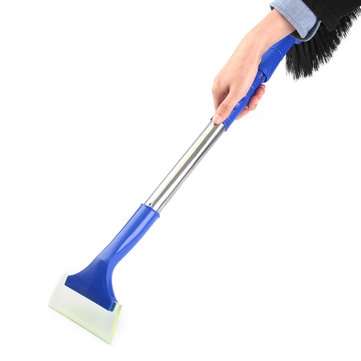2 in 1 Retractable Snow Brush with Ice Scraper Snow Removaling Shovel Tools