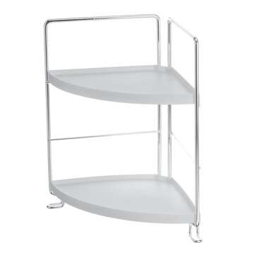 2 Layers Storage Rack Desktop Organizer Shelf Detachable Bracket Chrome Plated Copper S... (TYPE: C)