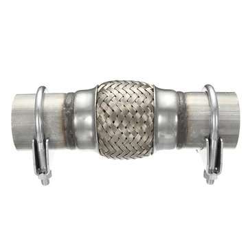2 Inch x 8 Inch Car Tools Exhaust Clamp On Flexi Tube Joint Flexible Pipe Repairtools