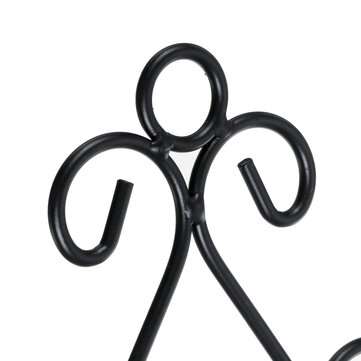 2 Pack Metal Iron Candlestick Wall Hanging Candle Holder Home Decor Ornaments
