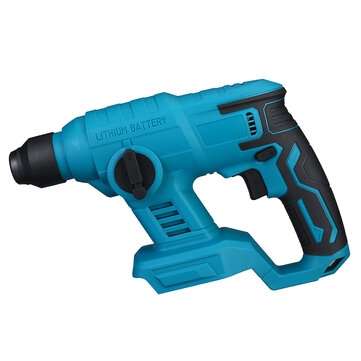 2 Modes Cordless Brushless SDS Plus Rotary Hammer Drill Tool For Makita 18V Battery (COLOR.: BLUE)