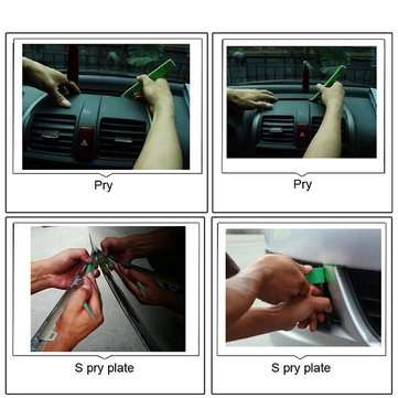 2 Pcs BEST BST-129 Thick Plastic Pry Opening Tools For Car Interior