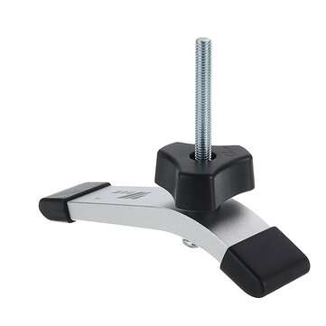 2 Pcs Aluminum Alloy Quick Acting Hold Down Clamp T-Slot T-Track Clamp Set T Nut Screw Type Woodwork