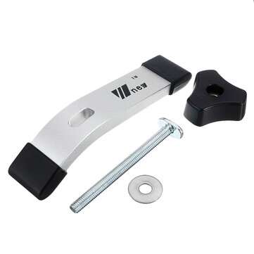 2 Pcs Aluminum Alloy Quick Acting Hold Down Clamp T-Slot T-Track Clamp Set T Nut Screw Type Woodwork