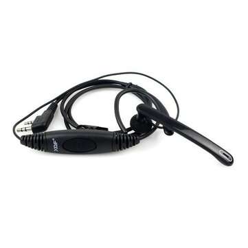 2 Pin Ear Earpiece Microphone PTT Headset for Baofeng Walkie Talkie UV-5R 777 888s Kenwood Puxing Wo