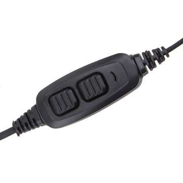 2 Pin Dual PTT Earpiece Headset Micophone for Baofeng UV-82 UV-8D Walkie Talkies