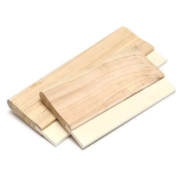 2 Sizes A4/A3 Wooden Handle Rubber Blade for Screen Printing Squeegee (TYPE: A)
