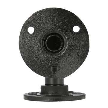 2 Set Flange Industrial Steel Pipe Shelf Bracket Wall Holder Bracket House DIY Decor