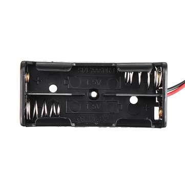 2 Slots AAA Battery Box Battery Holder Board for2xAAA Batteries DIY kit Case