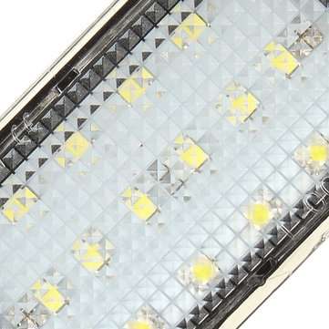 2 x 18 LED Licence Number Plate Light For Seat Altea Arosa Cordoba Ibiza White