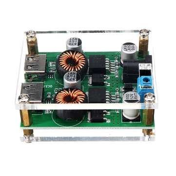 2 USB DC Fast Charging Step Down Buck Regulator Vehicle Power Charger Module 8V-36V to 5V/9V/12V QC3