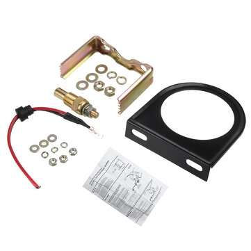 2" 52mm Universal Water Temperature Gauge 100-250F For 12 Volt System