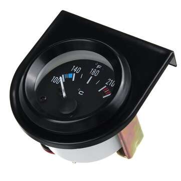 2" 52mm Universal Water Temperature Gauge 100-250F For 12 Volt System